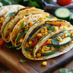 Vegetarian Tacos with Zucchini & Corn