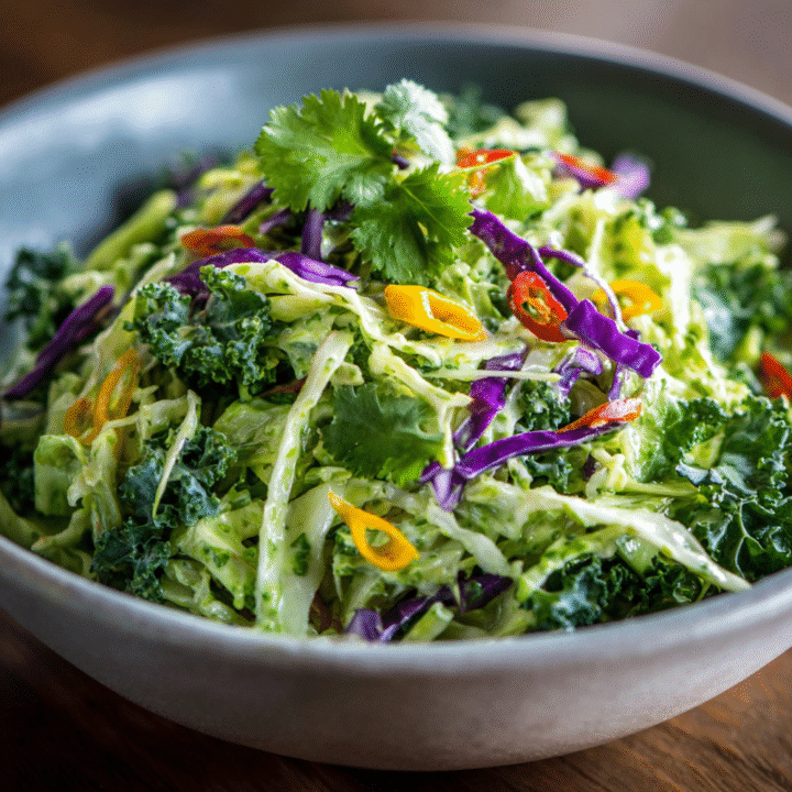 Green Goddess Cabbage Salad