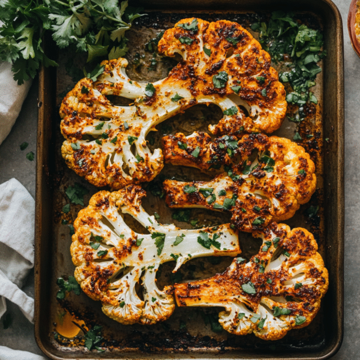 Harissa-Roasted Cauliflower