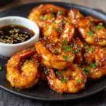 Honey Garlic Air Fryer Shrimp