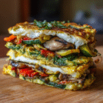 Cloudwich with Grilled Veggie Frittata