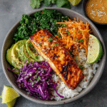 Miso Glazed Salmon Bowls