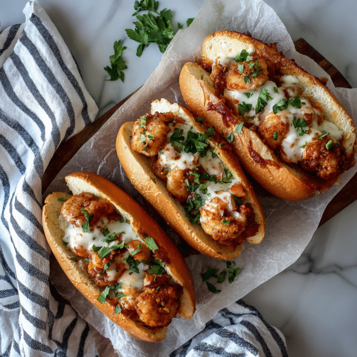 Shrimp Meatball Subs