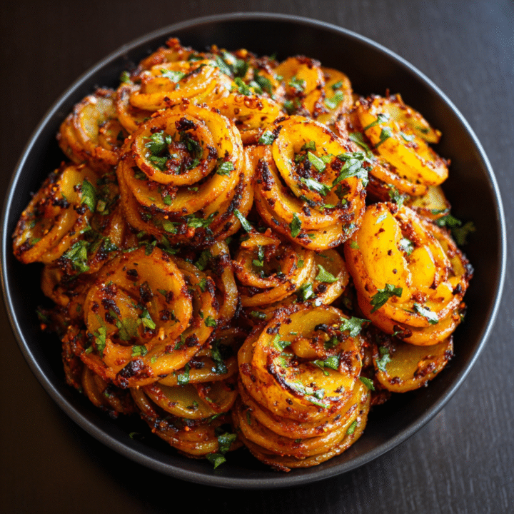 Spicy Vegan Spiral Potatoes: Because Regular Fries Are Boring Now