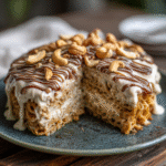 Vegan Cashew Alfredo Pasta Cake