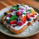 Vegan Coconut Yogurt Custard Toast