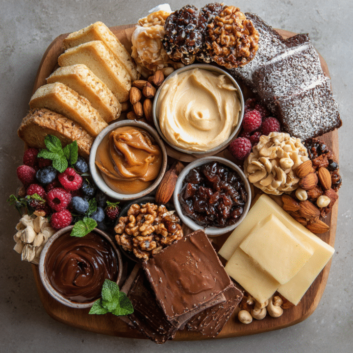 Vegan Dessert Spread Board: A Lazy Legend’s Dream Come True