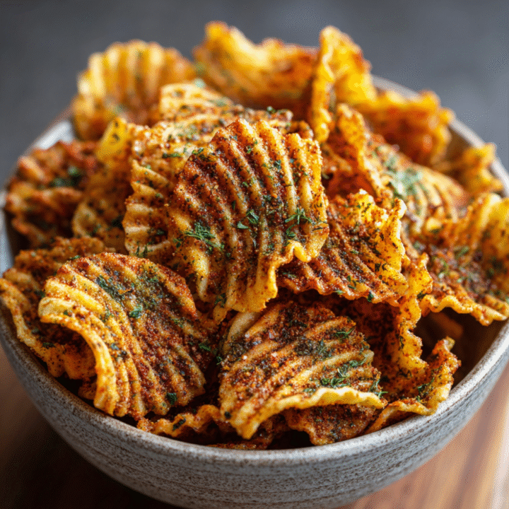 Veggie-Dusted Pasta Chips: Meatless Special