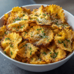 Air Fryer Vegan Parmesan Pasta Chips