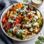 Roasted Veggie Fajita Bowl
