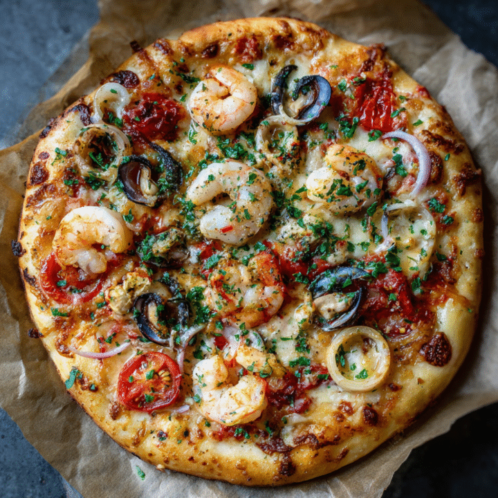 Seafood Lover’s Pizza