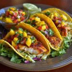 Spicy Fish Tacos with Mango Salsa