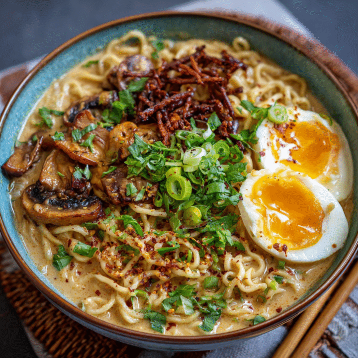 Vegan Ramen Carbonara