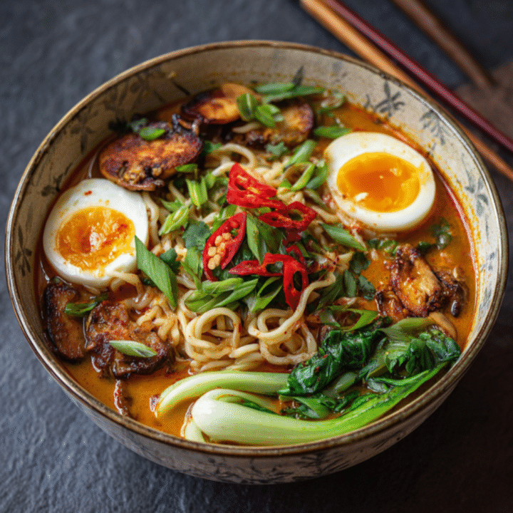 Vegetarian Laksa Ramen