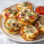 Veggie Crustless Pizza Bites