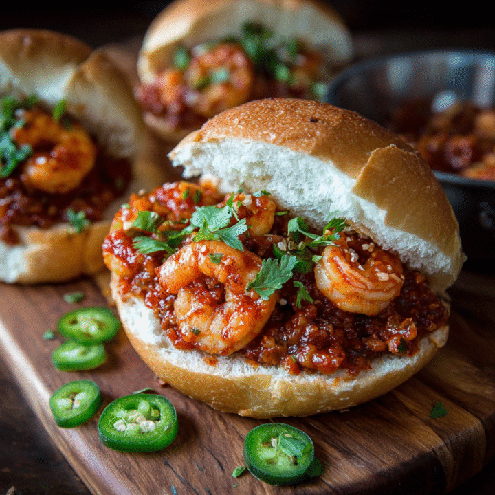 Spicy Shrimp Sloppy Joes