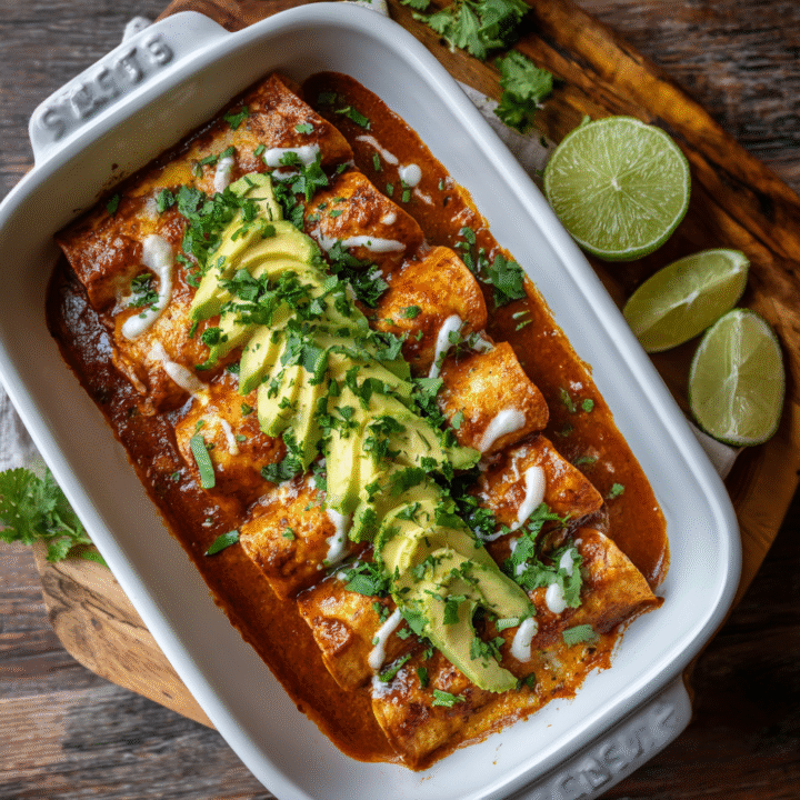 Fish Enchiladas with Chipotle Cream