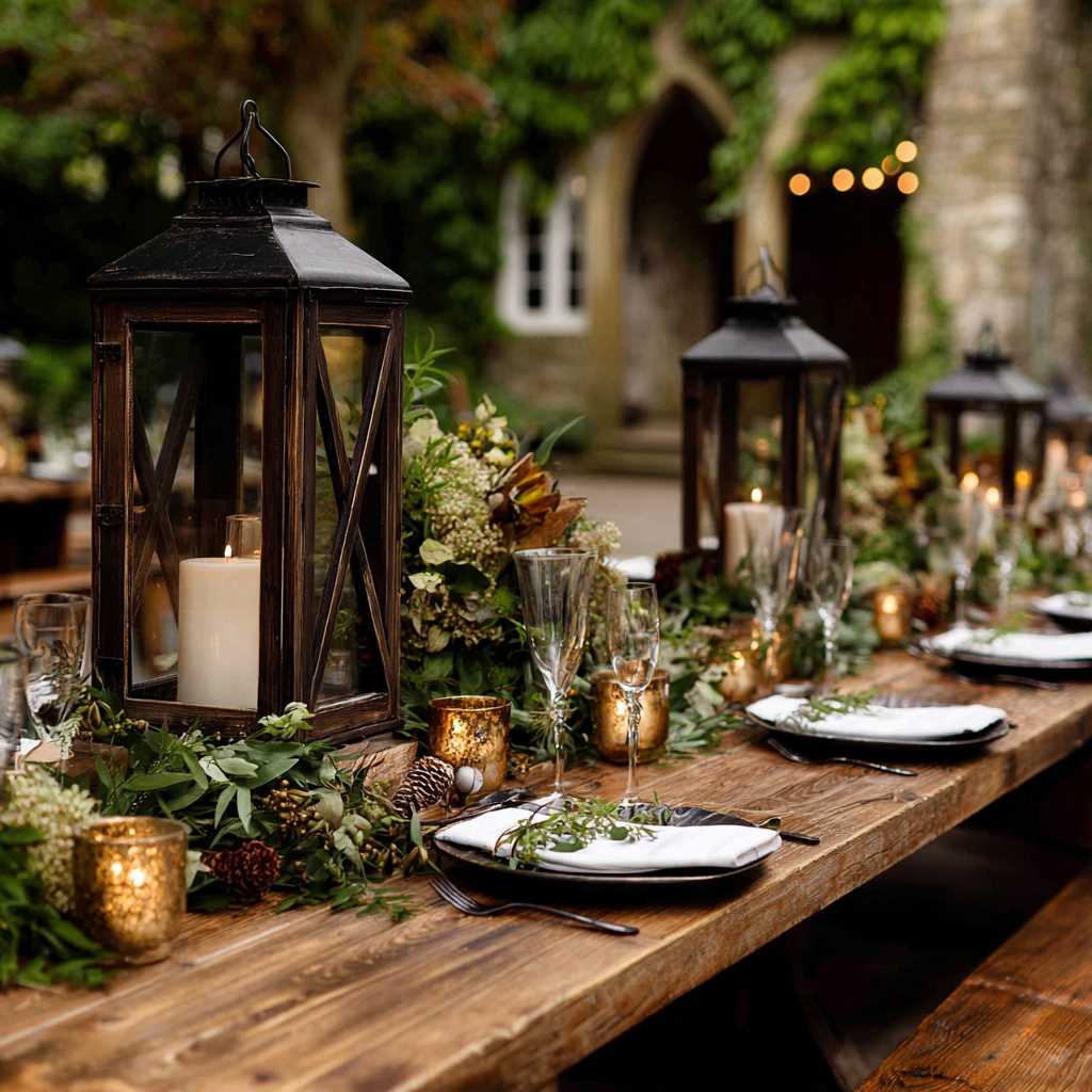 Catholic Wedding Reception Decor Ideas for Autumn