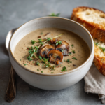 Creamy Mushroom & Thyme Soup