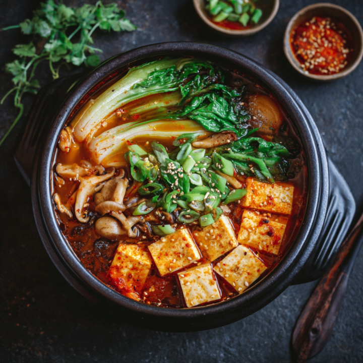 Vegan Sundubu-Jjigae