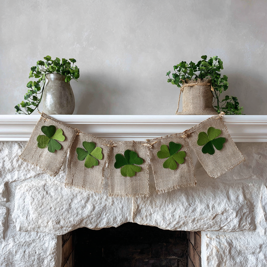 St. Patrick’s Day Mantel Decor Ideas