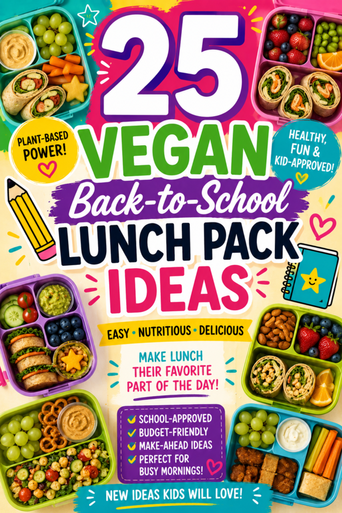 Vegan Back-to-School Lunch Pack Ideas