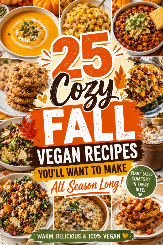25 Cozy Fall Vegan Recipes You'll Want to Make All Season Long