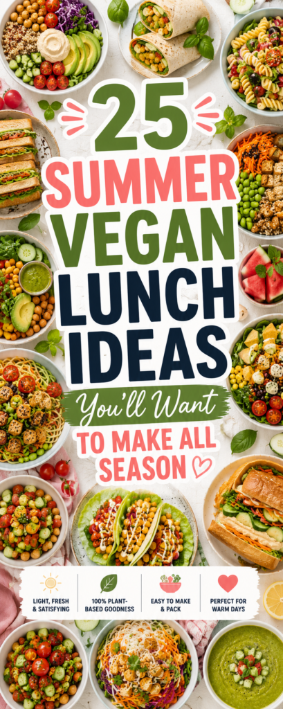 25 Summer Vegan Lunch Ideas You'll Want to Make All Season