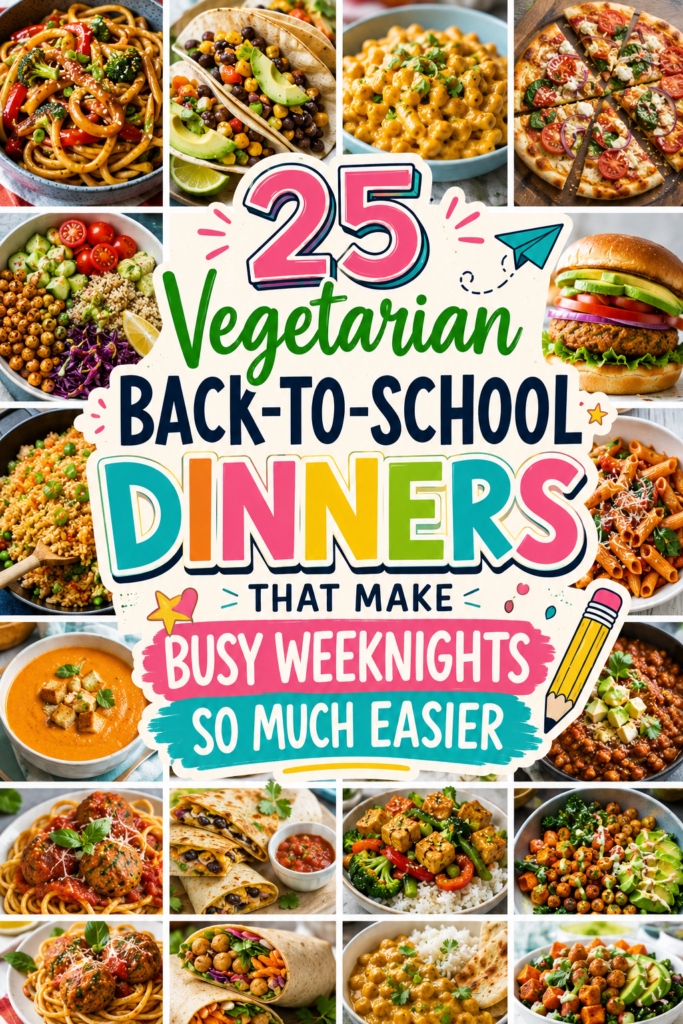 Vegetarian Back-to-School Dinners