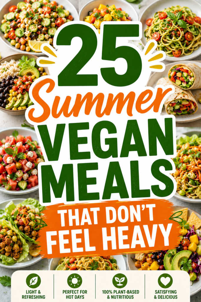 25 Summer Vegan Meals That Don't Feel Heavy