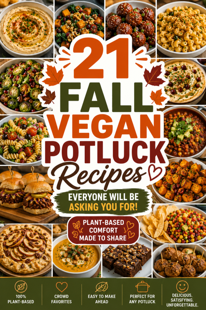 21 Fall Vegan Potluck Recipes Everyone Will Be Asking You For 🍂