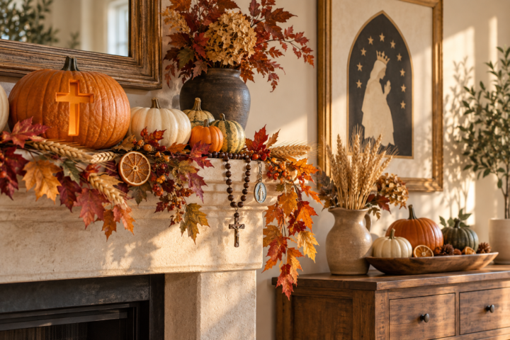 Catholic Halloween Decor That Feels Peaceful and Beautiful