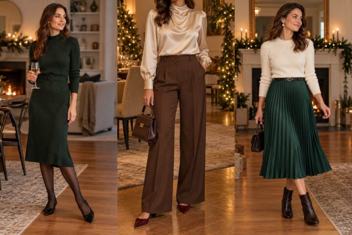 Christmas hosting outfit ideas featured image