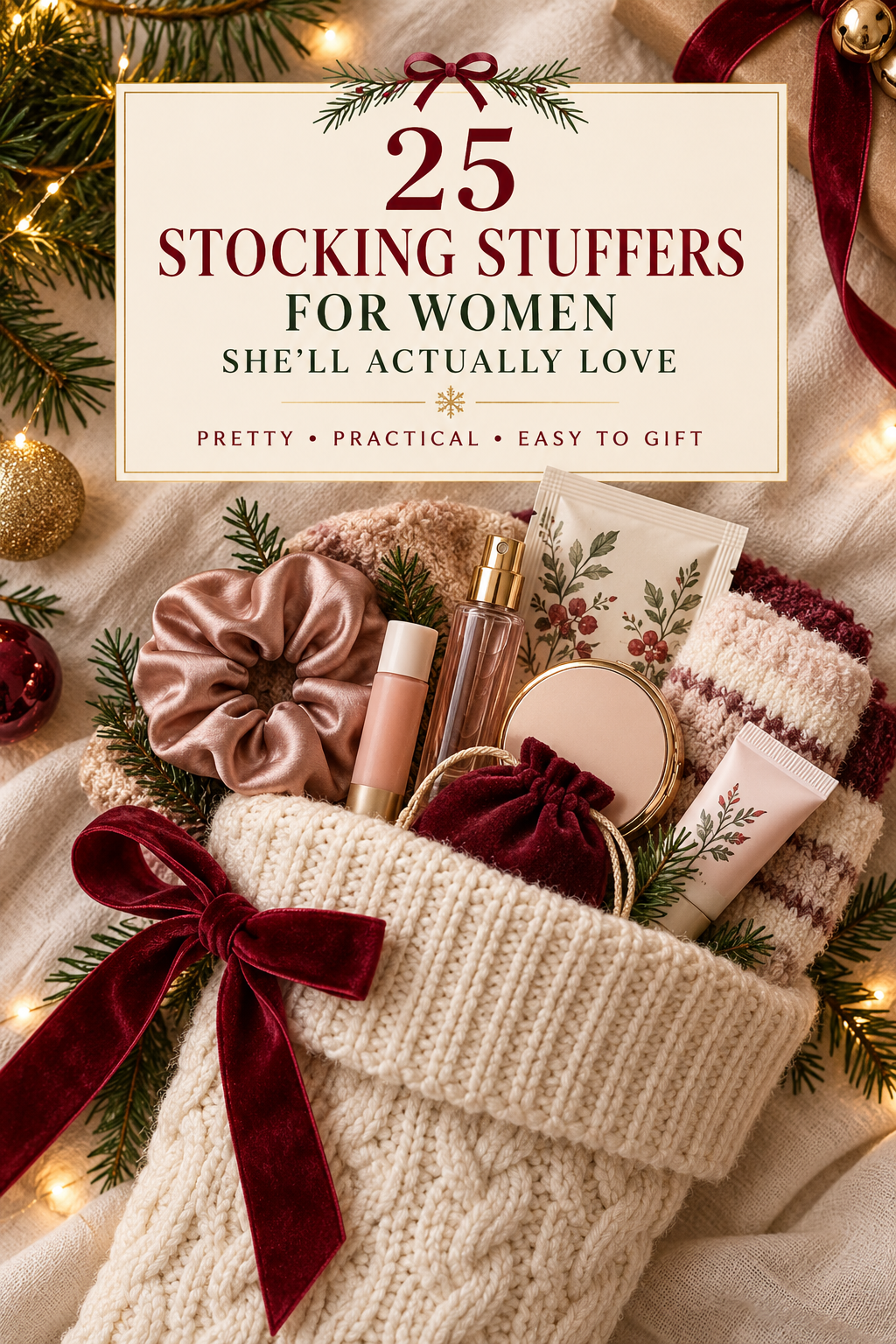 25 stocking stuffers for women she will actually love