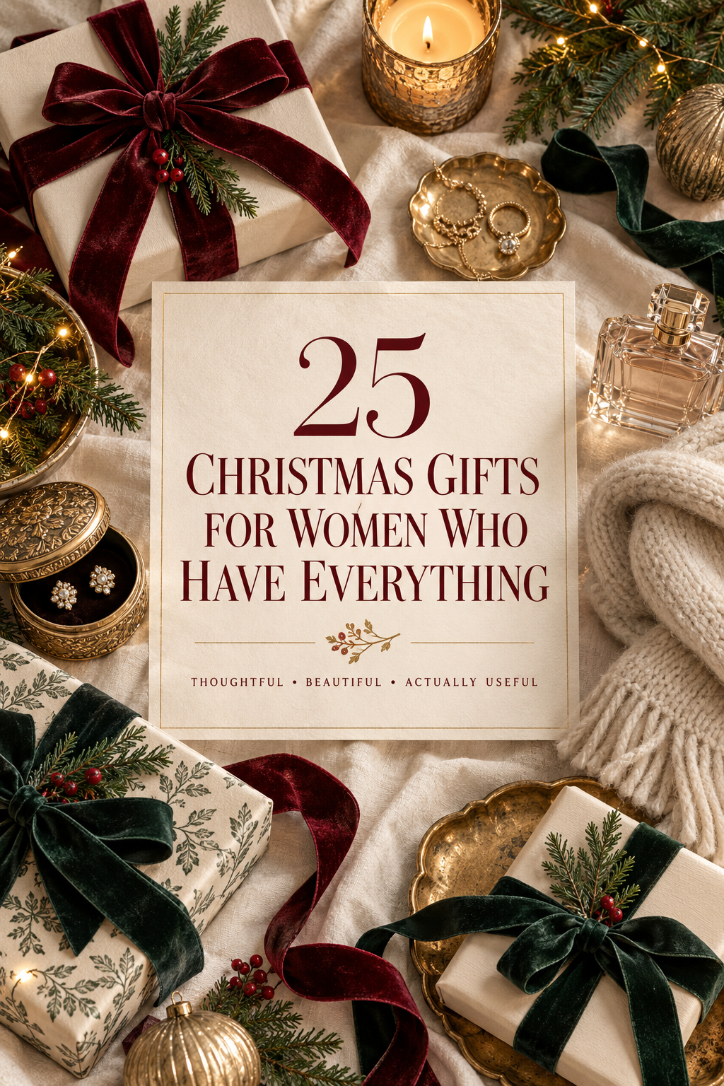 25 Christmas gifts for women who have everything