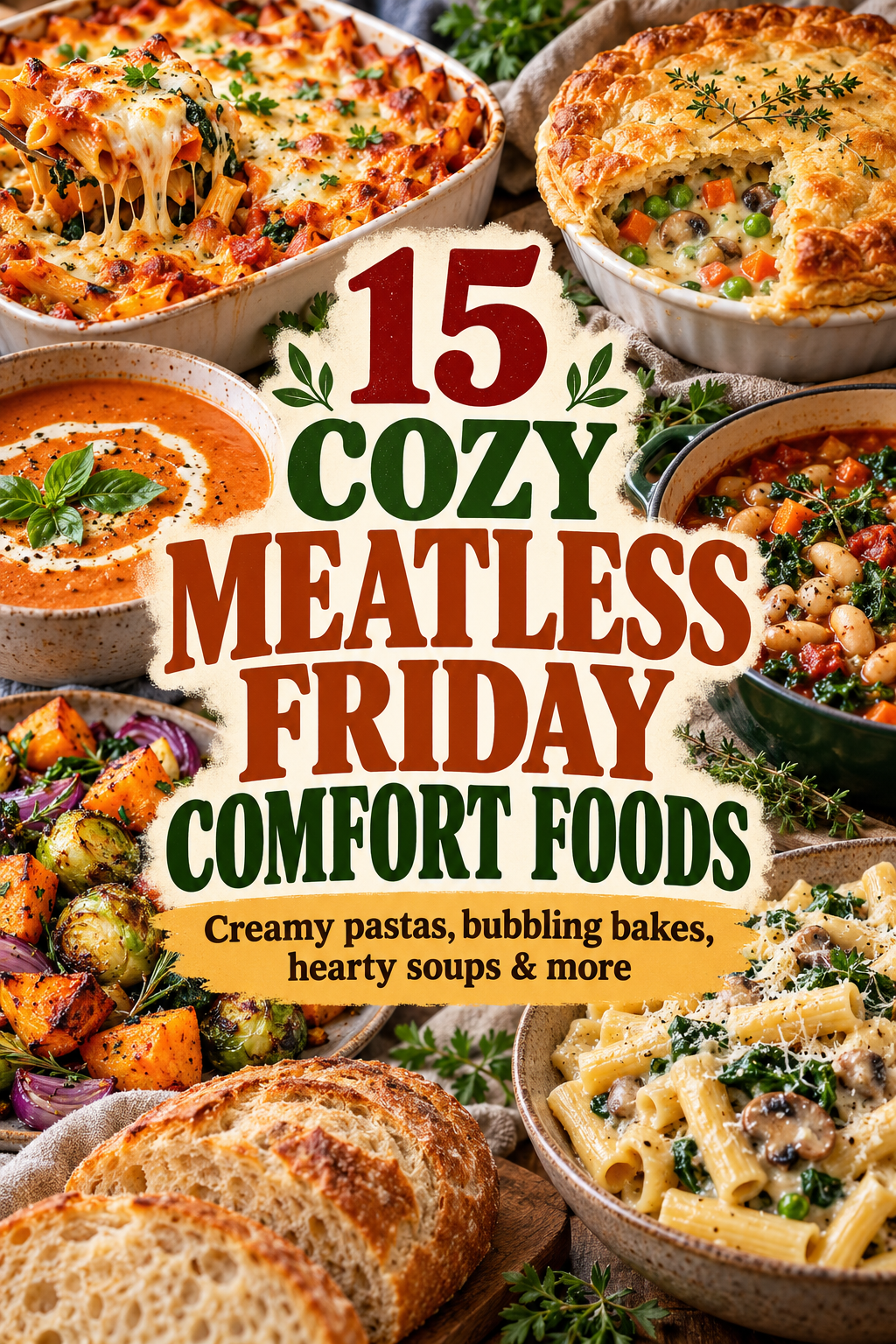 15 cozy meatless Friday comfort foods for cold nights