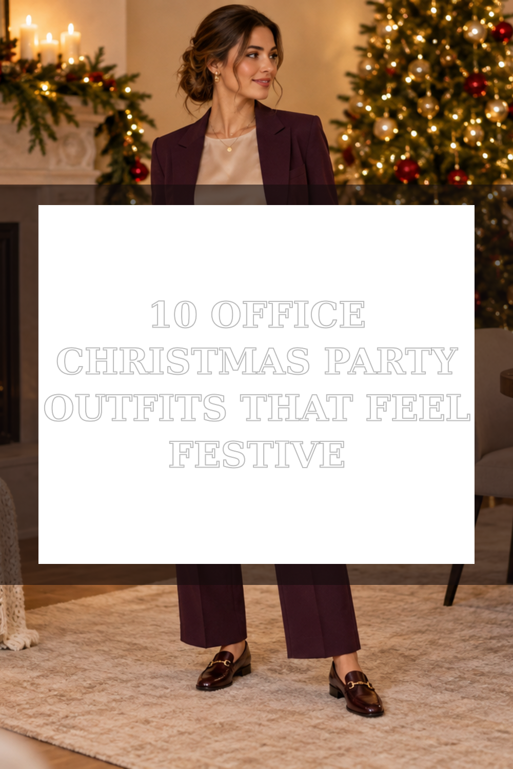 10 Office Christmas Party Outfits That Feel Festive and Professional
